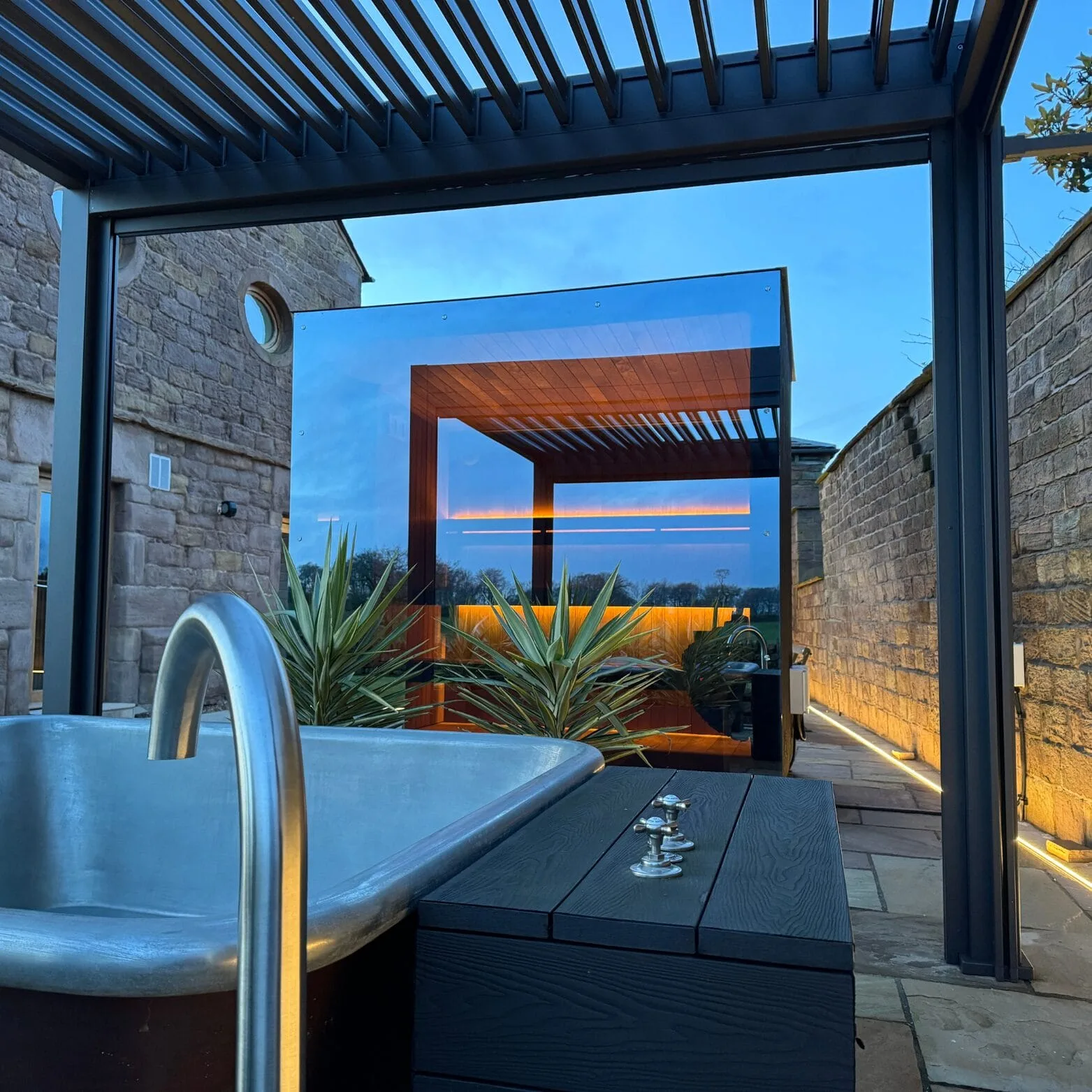 Signature 240, luxury outdoor sauna by EIRA Therapy